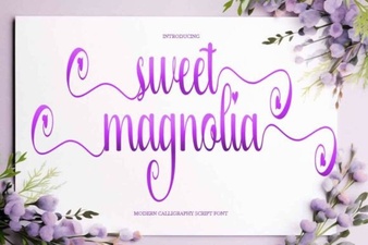 Sweet Magnolia Font: Elegant Design & Creative Uses