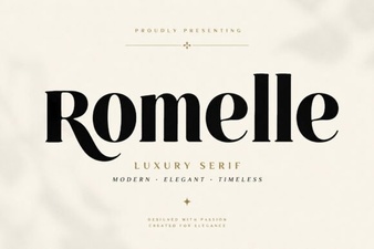 Romelle Font: Elegant & Versatile Design Choice